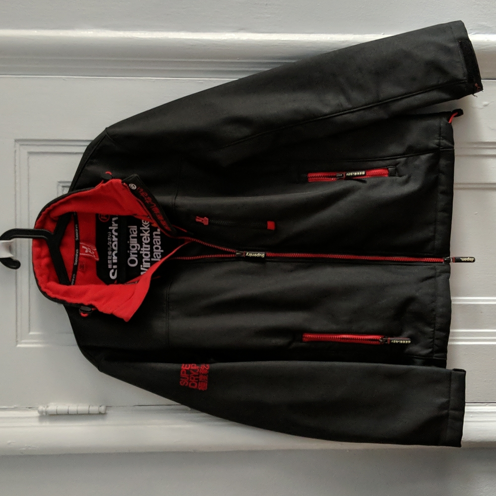 Men's Superdry Original Windtrekker Japan Windbreaker Jacket Large